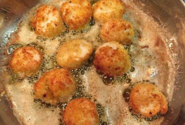 Breaded and Fried Scallops