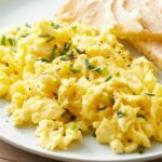 Creamy Cottage Cheese Scrambled Eggs