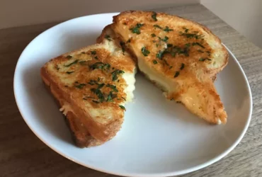 Garlic Bread Grilled Cheese