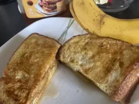 Peanut Butter and Banana French Toast