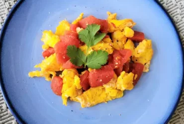 Scrambled Eggs and Tomatoes