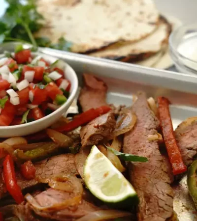 Sheet Pan Beef Fajitas