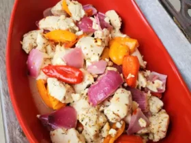 Sheet Pan Chicken Breast with Feta and Vegetables