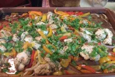 Sheet Pan Chicken Fajitas