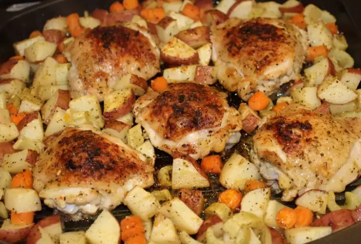 Sheet Pan Dinner with Chicken and Veggies