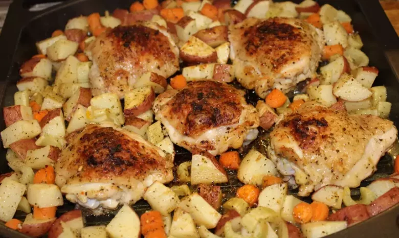 Sheet Pan Dinner with Chicken and Veggies