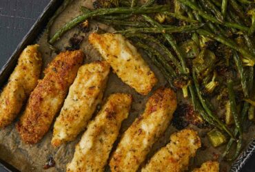 Sheet Pan Parmesan Chicken and Veggies