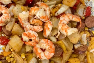 Shrimp and Vegetable Sheet Pan Dinner