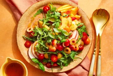 Arugula Salad with Stone Fruit