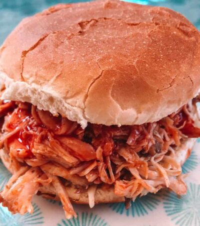 Slow Cooker Buffalo Chicken Sandwiches