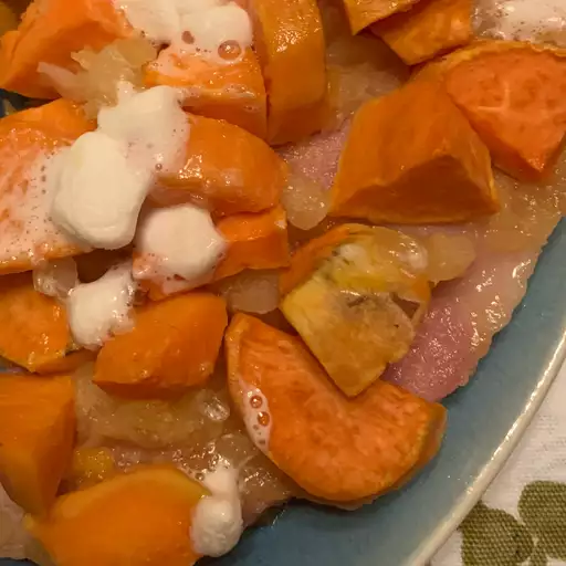Quick and Easy Ham with Sweet Potatoes Recipe_1