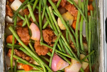 Sheet Pan Chorizo with Potatoes and Asparagus for Two Recipe